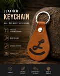 RL Leather Keychain